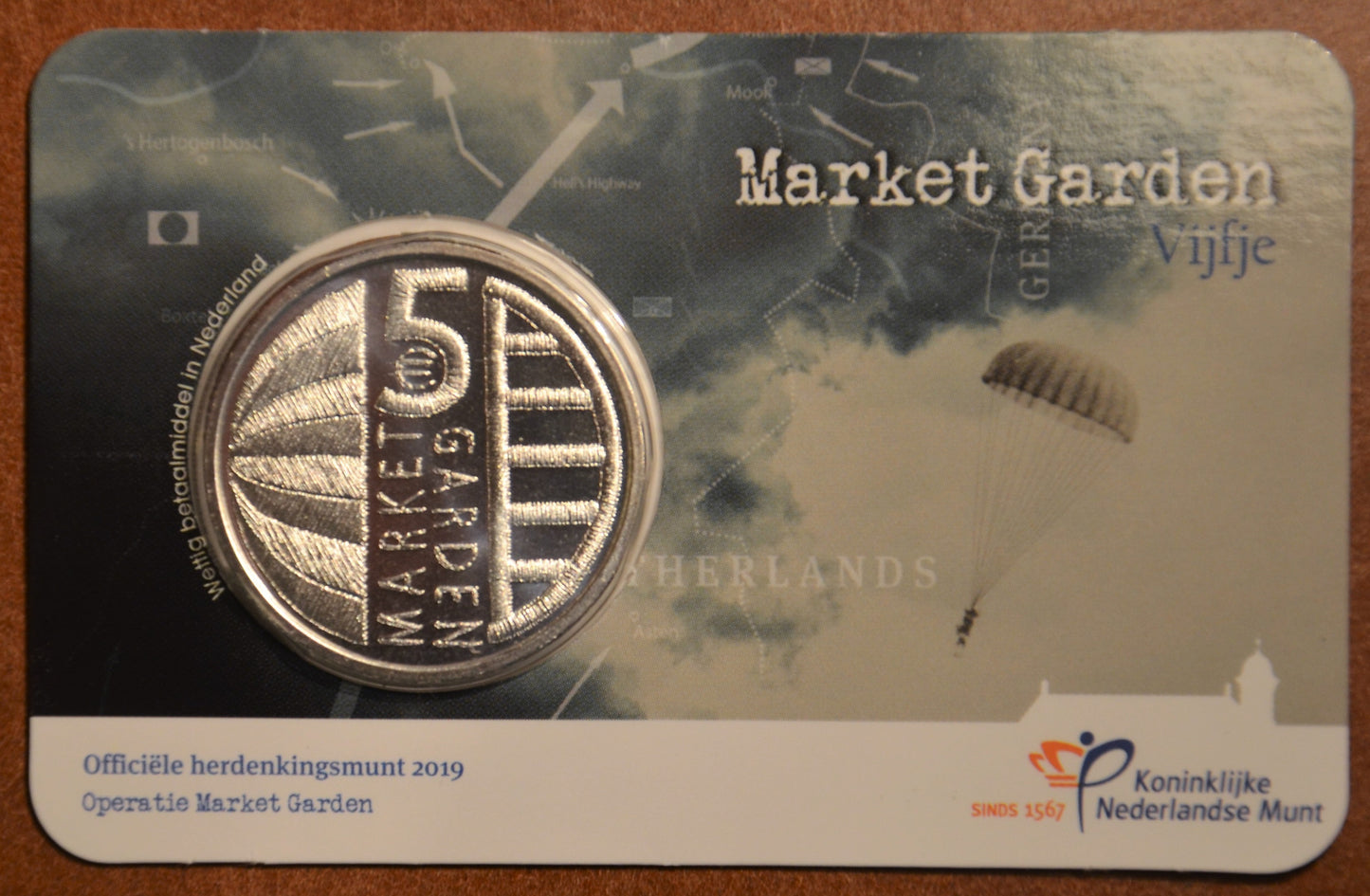 5 Euro Holandsko 2019 - Market garden (UNC)
