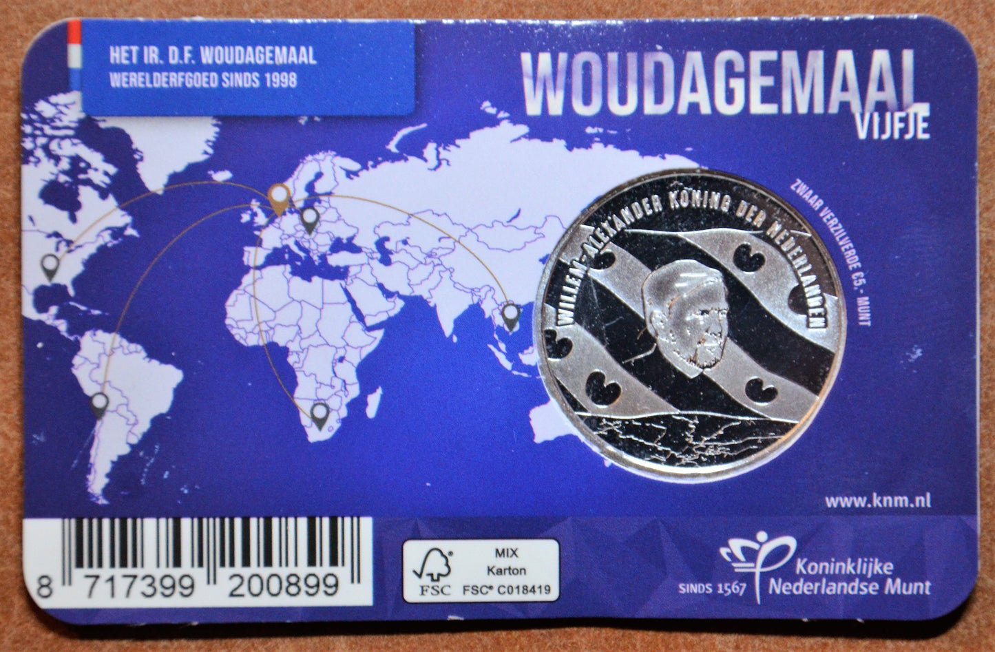 5 Euro Holandsko 2020 - Woudagemaal (UNC)