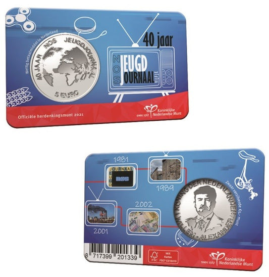 5 Euro Holandsko 2021 - Správy pre mládež (UNC)