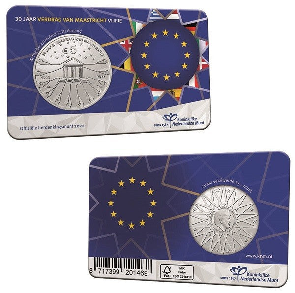 5 Euro Holandsko 2022 - Maastricht (UNC)