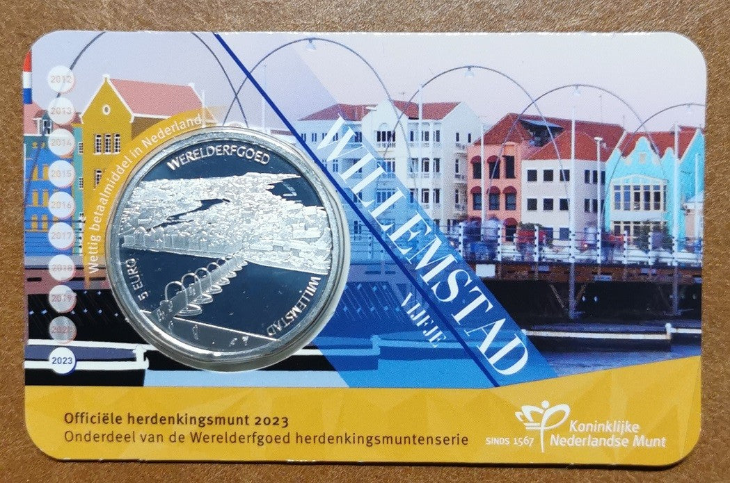5 Euro Holandsko 2023 - Willemstad (UNC)