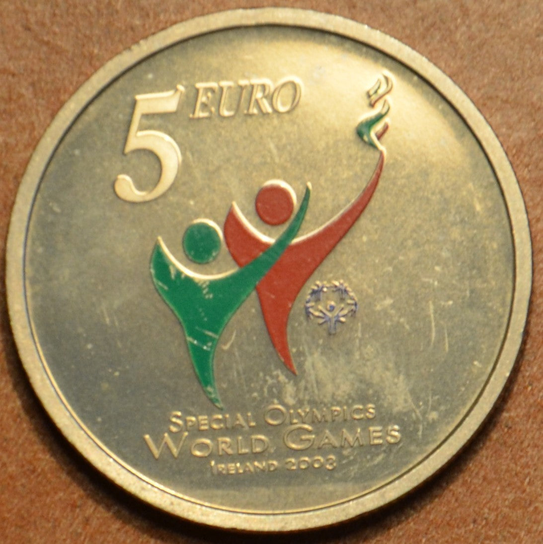 5 Euro Írsko 2003 - Špeciálne olympijské hry (UNC)