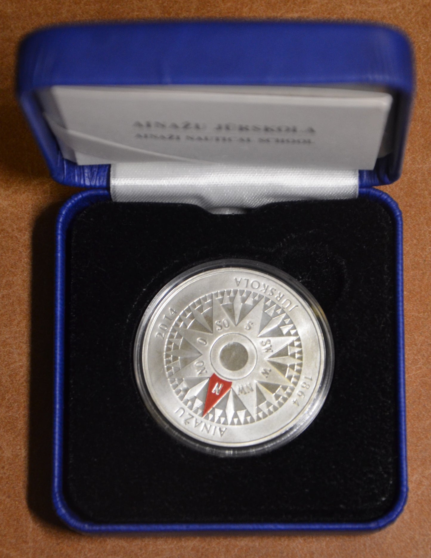 5 Euro Lotyšsko 2014 - Kompas (Proof)