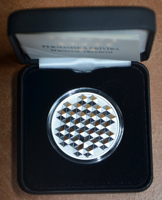5 Euro Lotyšsko 2020 - Osobná sloboda (Proof)