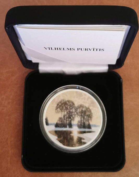 5 Euro Lotyšsko 2022 Vilhelms Purvītis (Proof)