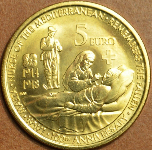 5 Euro Malta 2014 - Prvá svetová vojna (UNC)
