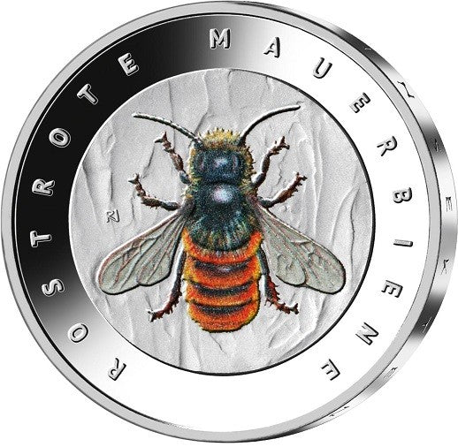 5 Euro Nemecko 2023 Včela - Osmia Bicornis (Proof)