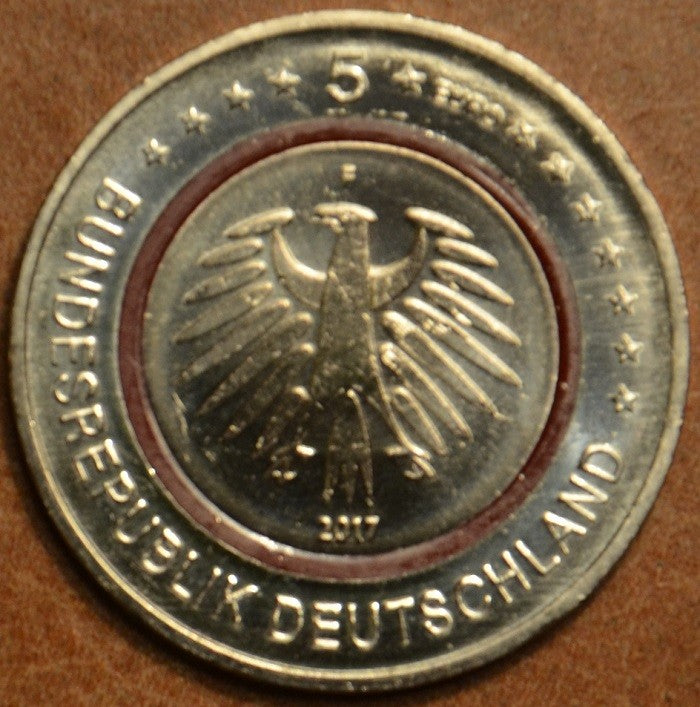 5 Euro Nemecko 2017 "J" Tropické pásmo  (UNC)