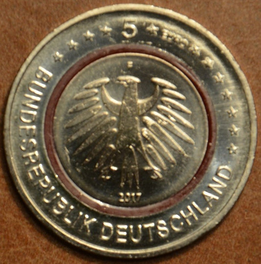 5 Euro Nemecko 2017 "J" Tropické pásmo  (UNC)