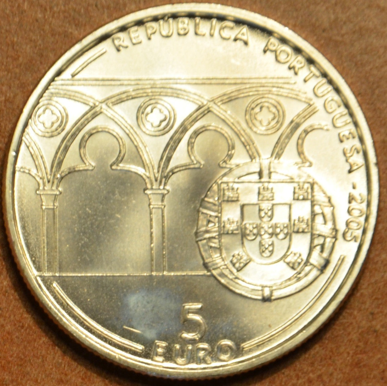 5 Euro Portugalsko 2005 - Pápež Ján XXI. (UNC)