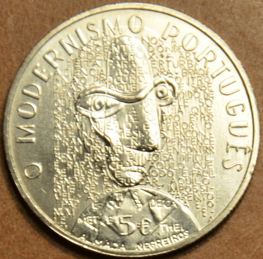 5 Euro Portugalsko 2016 - Modernismo (UNC)