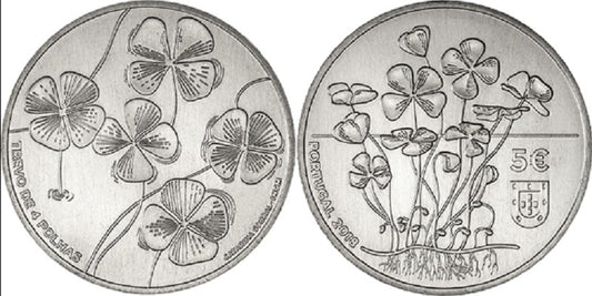 5 Euro Portugalsko 2018 - Ďatelina (UNC)
