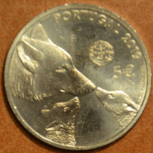 5 Euro Portugalsko 2019 - Iberijský vlk (UNC)