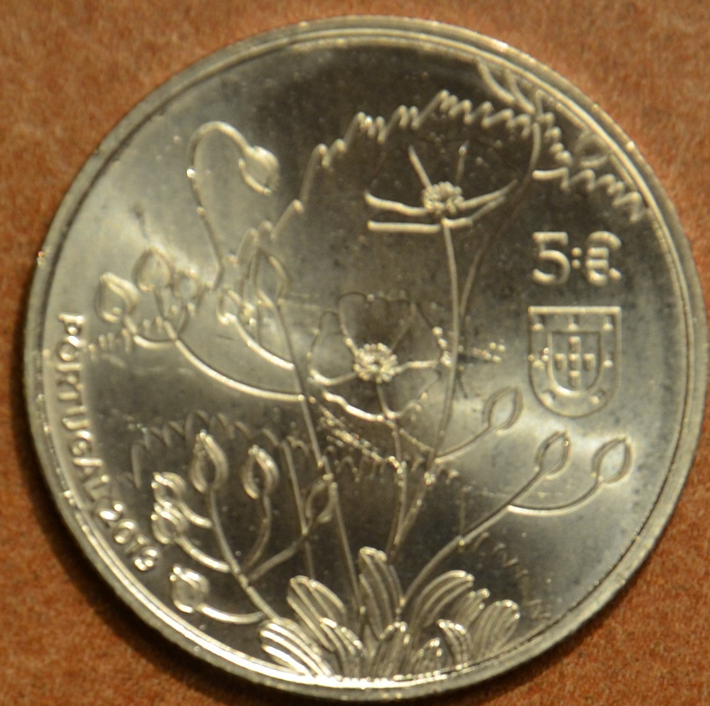 5 Euro Portugalsko 2019 - Tuberaria Major  (UNC)