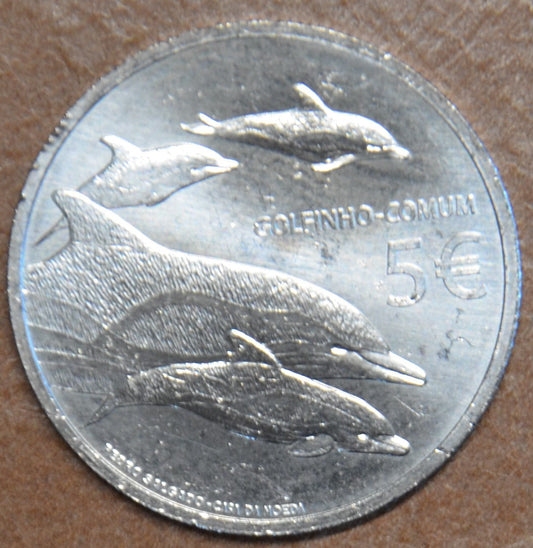 5 Euro Portugalsko 2020 - Delfin (UNC)