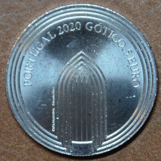5 Euro Portugalsko 2020 - Gotika (UNC)