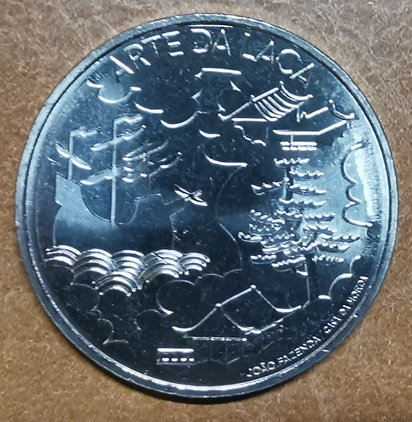 5 Euro Portugalsko 2021 - Arte da Laca (UNC)