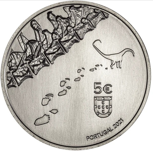 5 Euro Portugalsko 2021 - Dinheirosaurus Lourinhanensis (UNC)