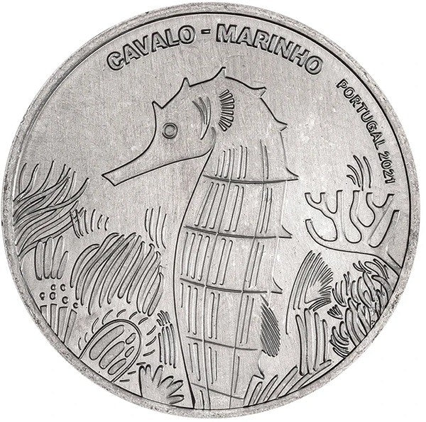 5 Euro Portugalsko 2021 - Morský koník (UNC)
