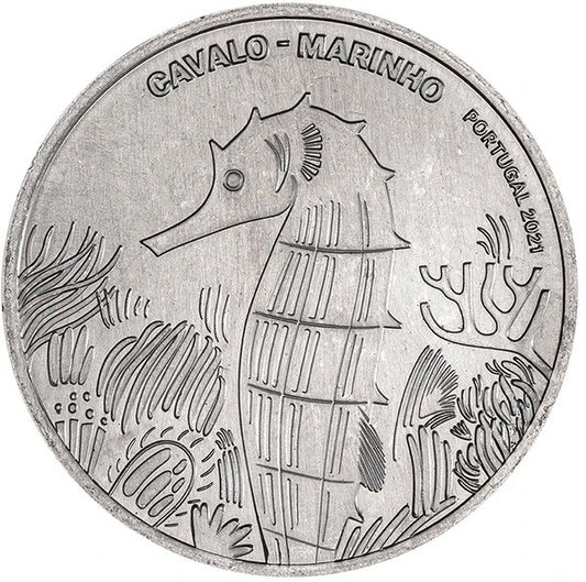 5 Euro Portugalsko 2021 - Morský koník (UNC)