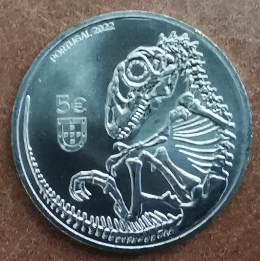 5 Euro Portugalsko 2022 - Lourinhanosaurus antunesi (UNC)
