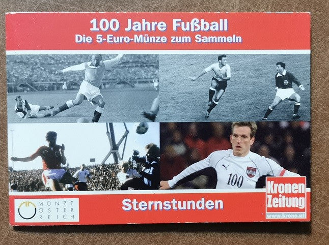 5 Euro Rakúsko 2004 - 100 rokov futbalu v1 (UNC)