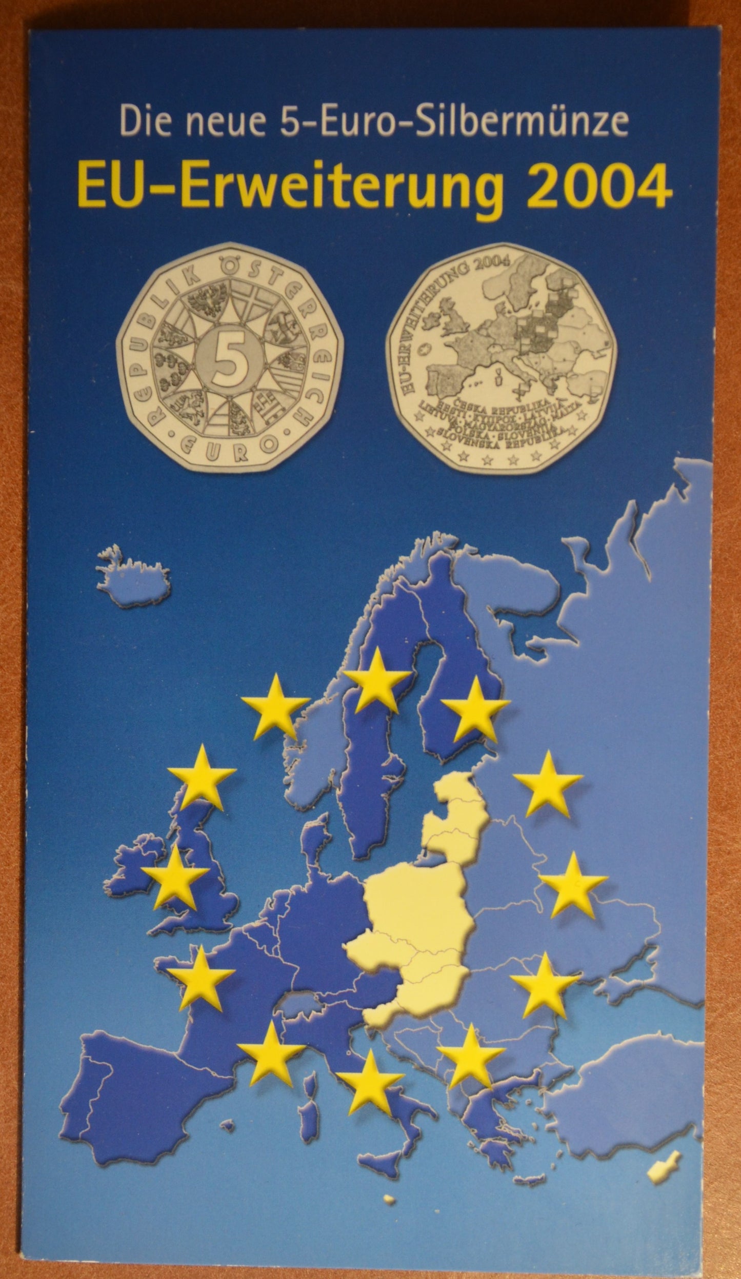5 Euro Rakúsko 2004 Rozšírenie EU (BU)