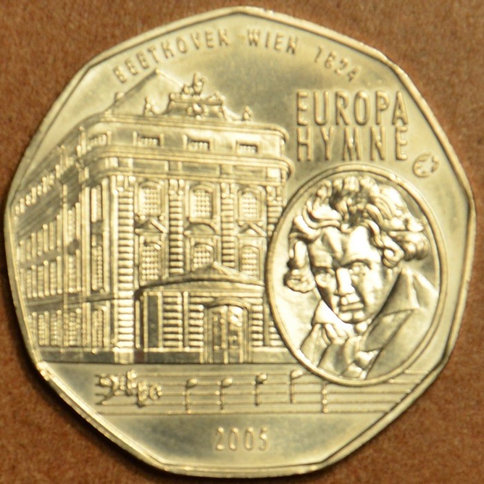 5 Euro Rakúsko 2005 - Ludwig van Beethoven (UNC)