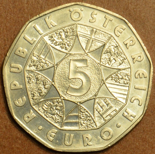 5 Euro Rakúsko 2005 - Lyžovanie (UNC)