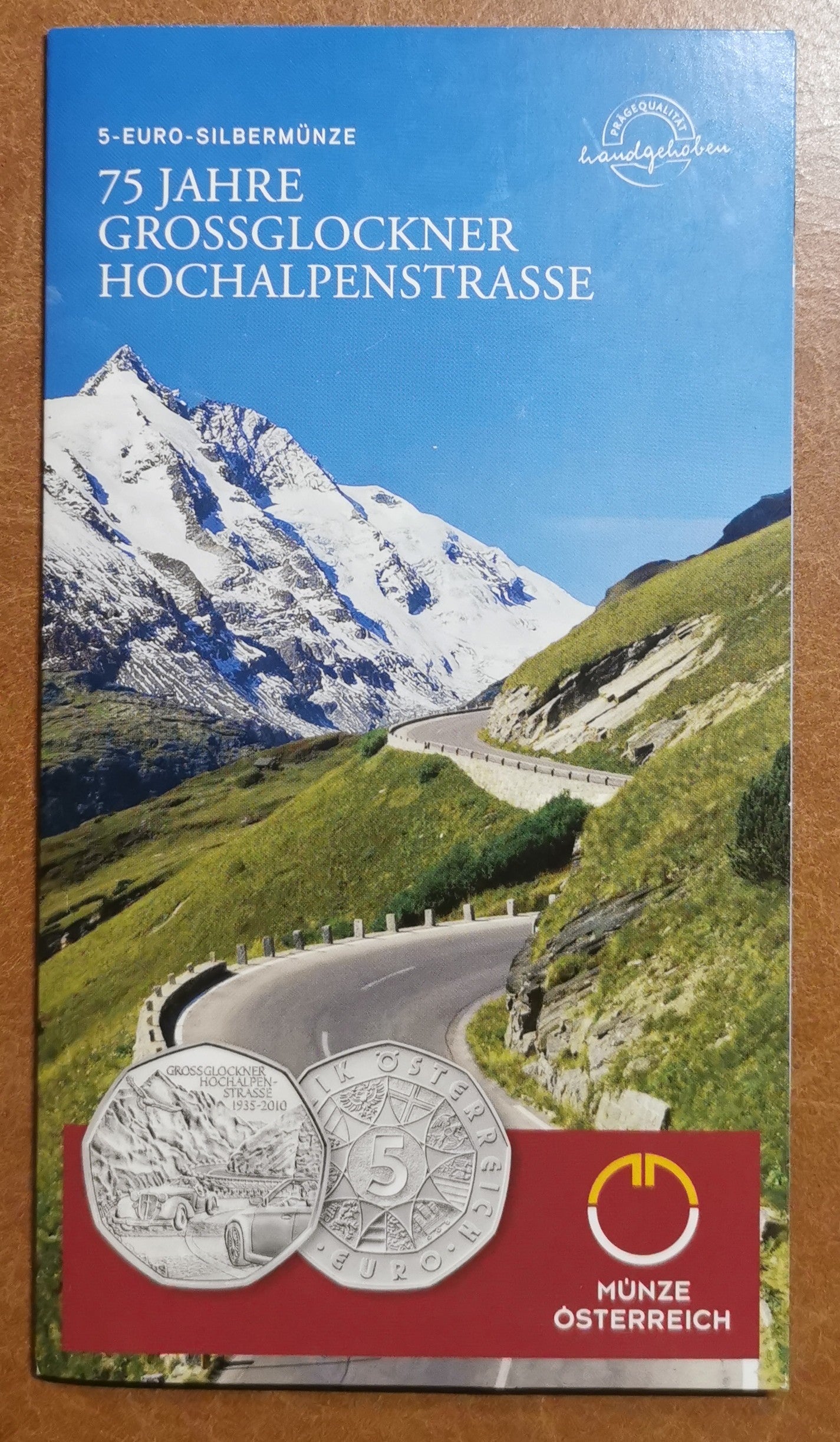 5 Euro Rakúsko 2010 Grossglockner (BU)