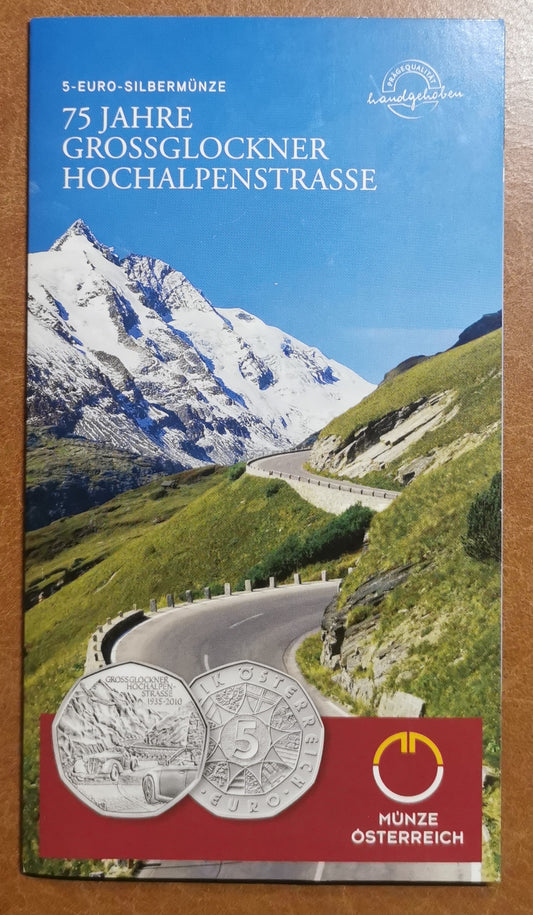 5 Euro Rakúsko 2010 Grossglockner (BU)