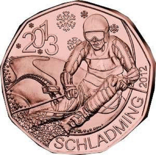 5 Euro Rakúsko 2012 - Schladming (UNC)