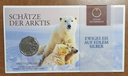 5 Euro Rakúsko 2014 Abenteuer Arktis (BU)