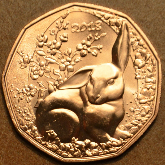 5 Euro Rakúsko 2018 Zajac (UNC)
