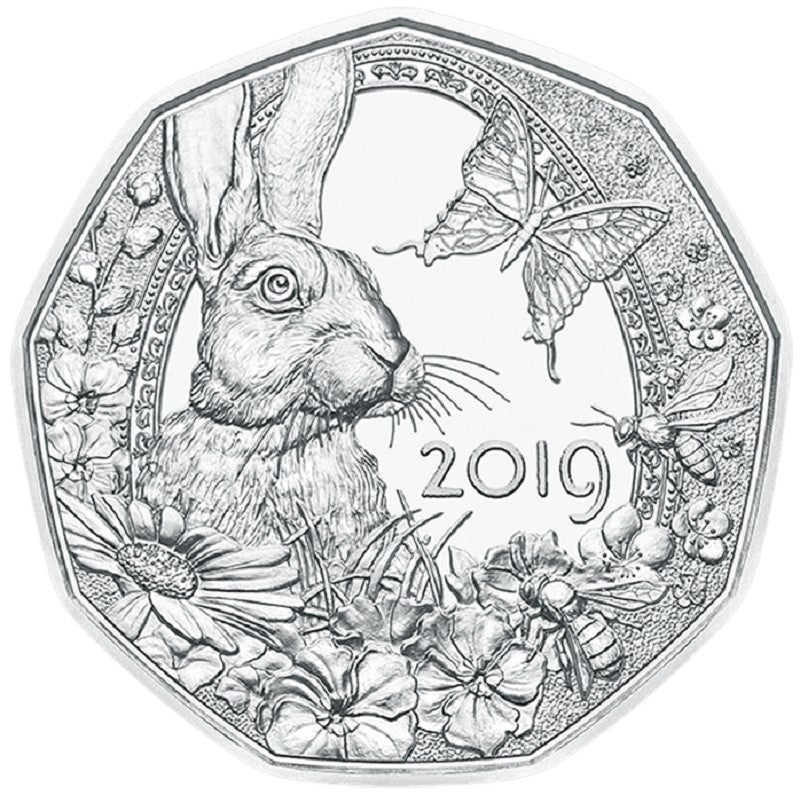 5 Euro Rakúsko 2019 Budiaca sa jar (BU)