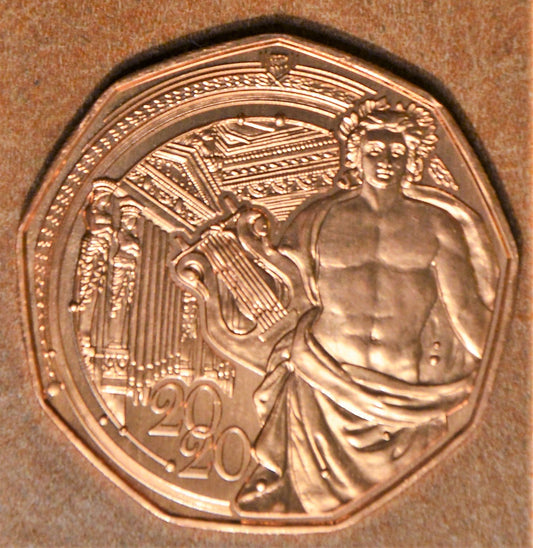 5 Euro Rakúsko 2020 Hudobný klub (UNC)