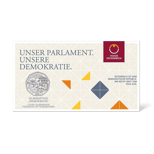 5 Euro Rakúsko 2022 - Demokrácia (BU)