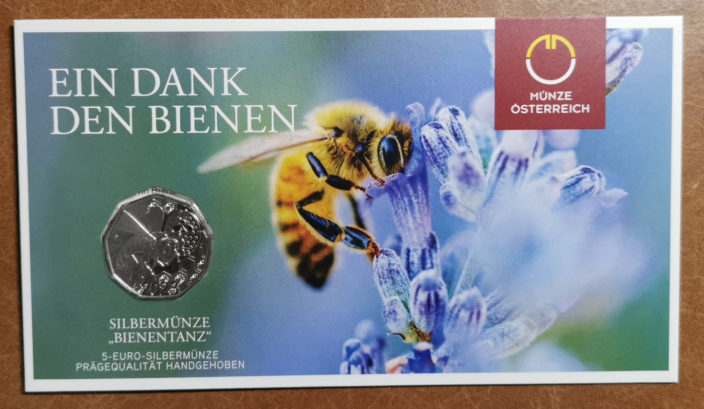 5 Euro Rakúsko 2023 - Včelí tanec (BU)
