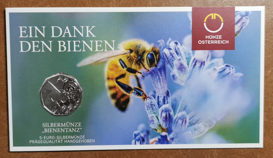 5 Euro Rakúsko 2023 - Včelí tanec (BU)