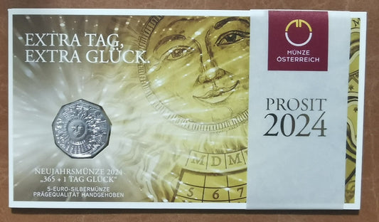 5 Euro Rakúsko 2024 - Šťastný skok (BU)