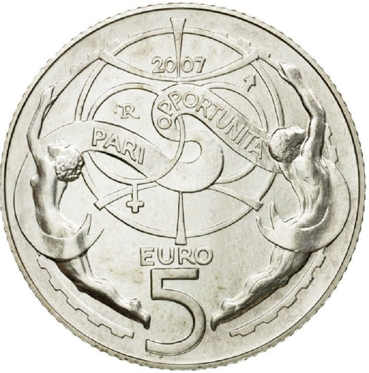 5 Euro San Marino 2007 - Pari opportunita  (BU)