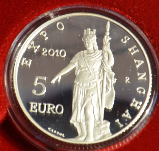 5 Euro San Marino 2010 - EXPO Shanghai (Proof)