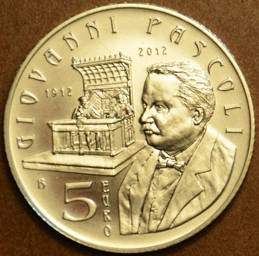 5 Euro San Marino 2012 - Giovanni Pascoli (BU)