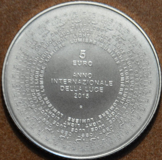 5 Euro San Marino 2015 - Rok svetla (BU)