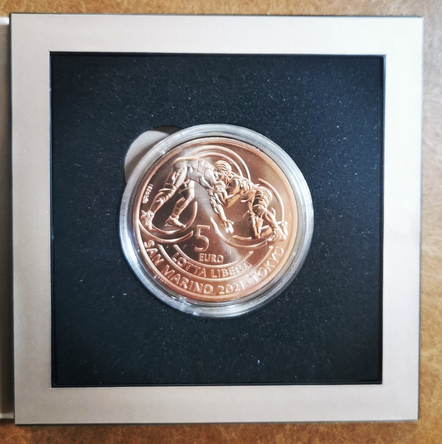 5 Euro San Marino 2021 Tokio: Zápasenie voľný štýl (BU)