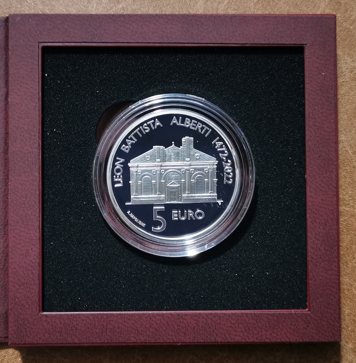 5 Euro San Marino 2022 - Leon Battista Alberti  (Proof)