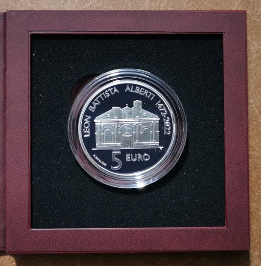 5 Euro San Marino 2022 - Leon Battista Alberti  (Proof)