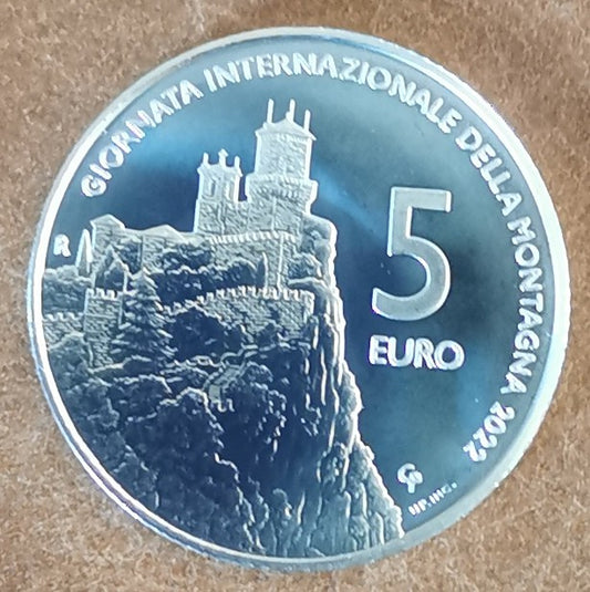 5 Euro San Marino 2022 - Svetový deň hôr (BU)