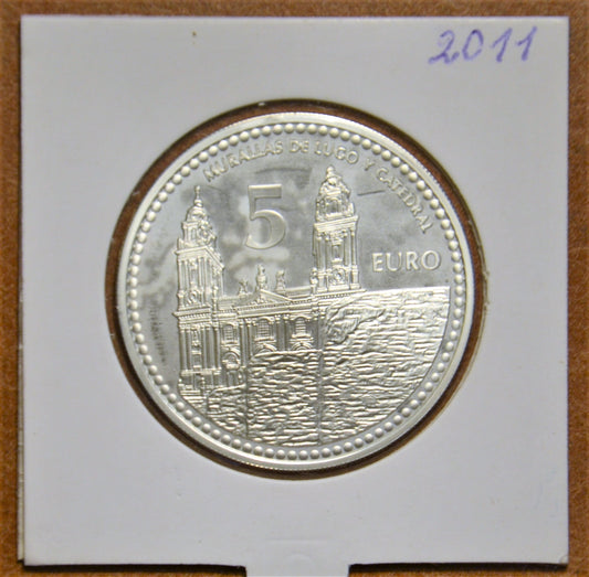 5 Euro Španielsko 2011 Lugo (Proof)