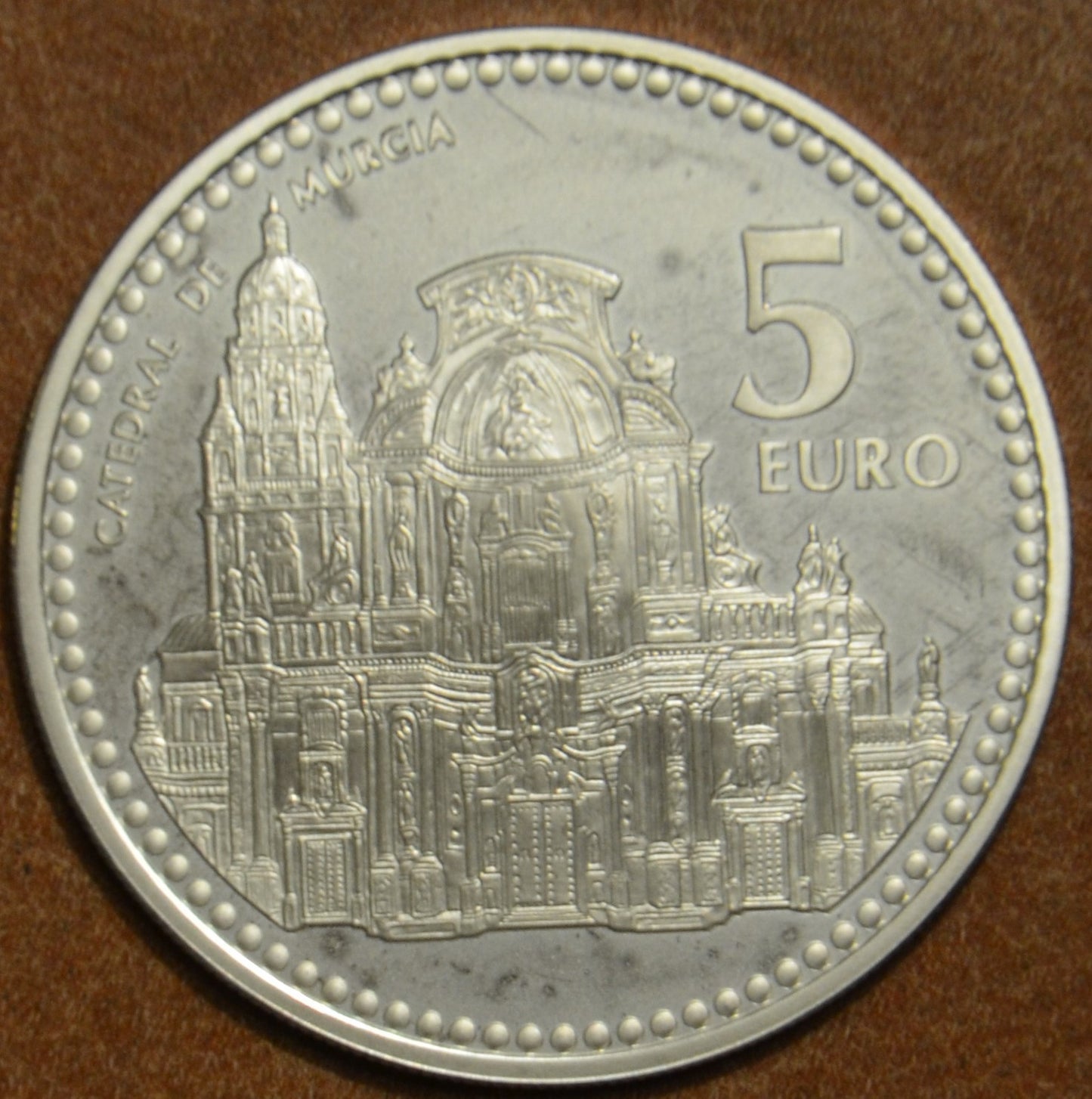 5 Euro Španielsko 2011 Murcia (Proof)